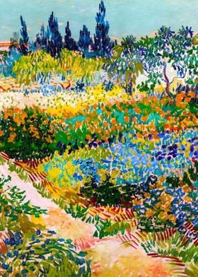 The Garden At Arles 1888