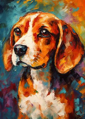 Beagle Puppy Art