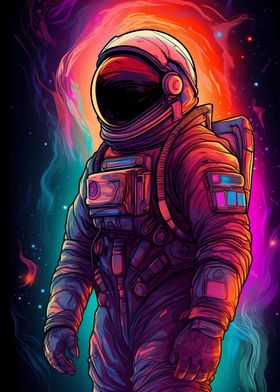 Psychedelic Astronaut Suit