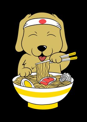 Golden Retriever Ramen 