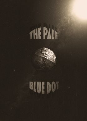 Pale Blue Dot Space Art