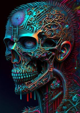 Psychedelic Skull