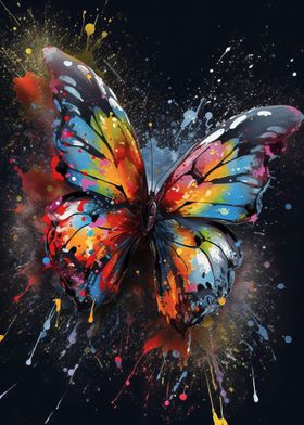 Butterfly painting