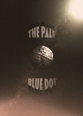 Pale Blue Dot Space Art