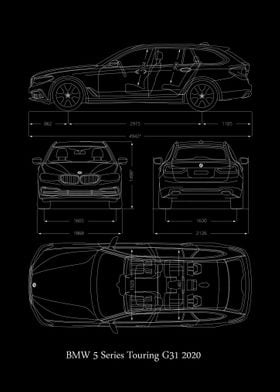 BMW 5 Series Touring G31 2