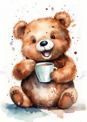 Bear at Coffee Time