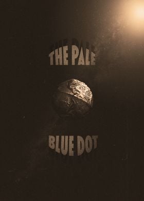 Pale Blue Dot Space Art