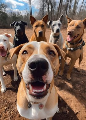 Dogs Animal Selfie