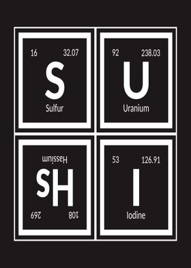 Sushi Periodic Table