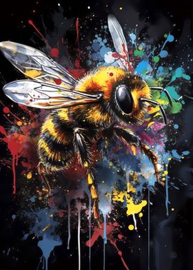 Bee painting