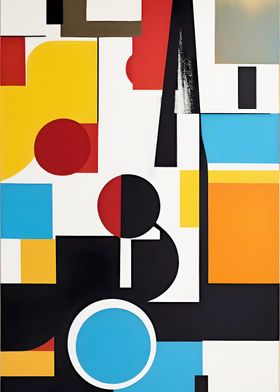 Abstract Bauhaus Shapes