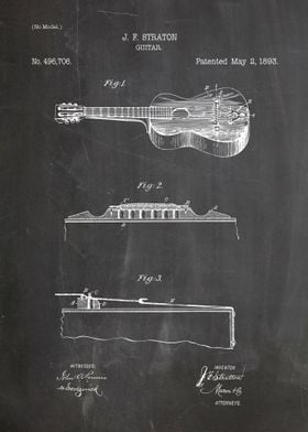 Guitar patent 1893