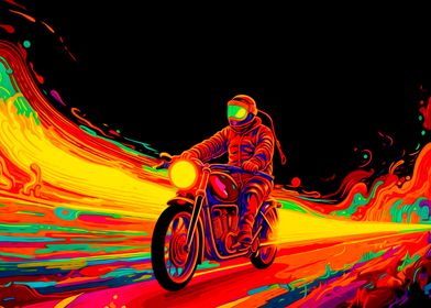 Colorful Motorcycle