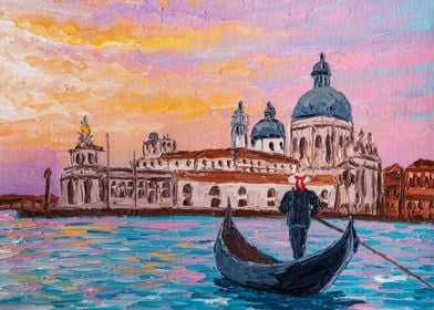 Gondolas in Venice