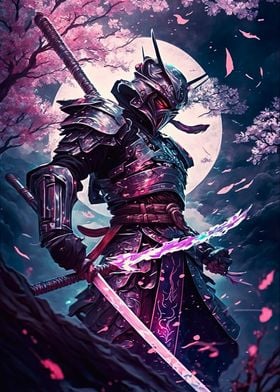 japanese samurai in sakura
