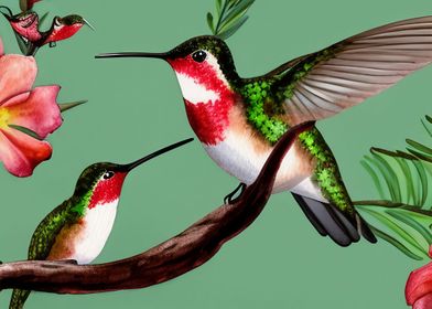 Beautiful Hummingbirds