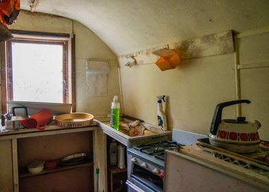 Kitchen of an old cottage