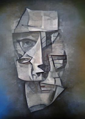 Abstract stone figure