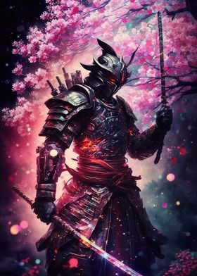 Cherry blossom samurai