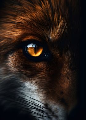 Fascinating Fox Eye Macro