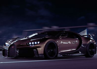 Bugatti Chiron at Night