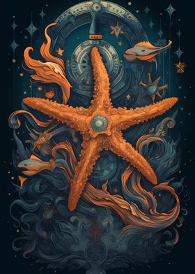 Starfish Whimsical