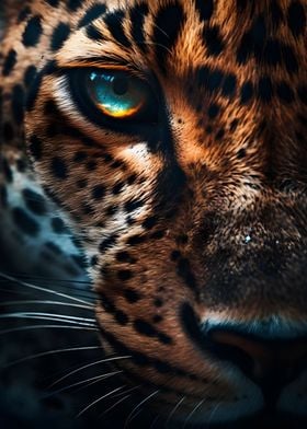 Mesmerizing Leopard Eye