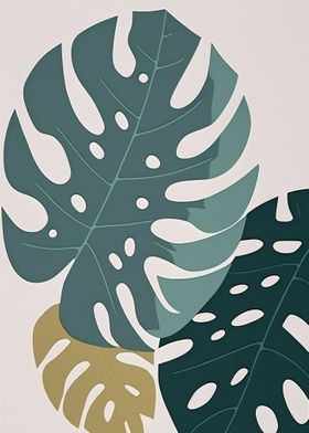 Monstera Cut Out