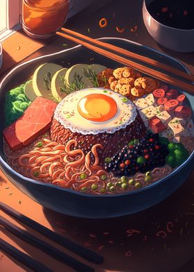 bibimbap korean food