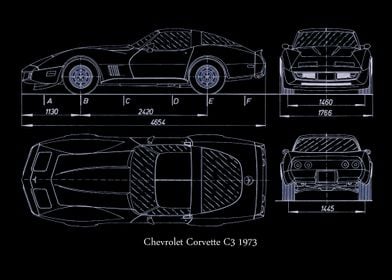 Chevrolet Corvette C3 1973