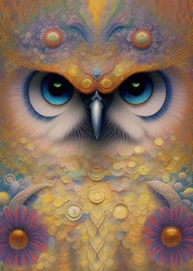 Owl 3 digital painting