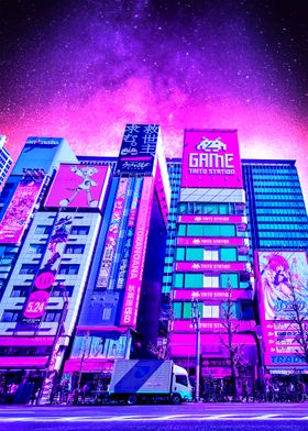 Tokyo night sky