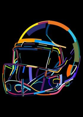 Abstract american football