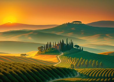 Tuscany Italy Landscape