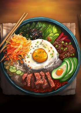 bibimbap korean food