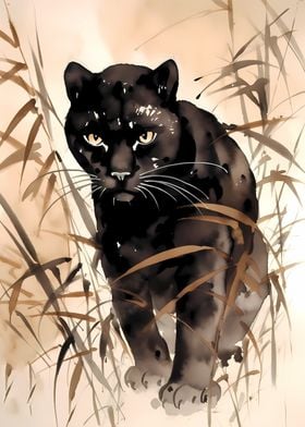 Black Panther Animal Asian