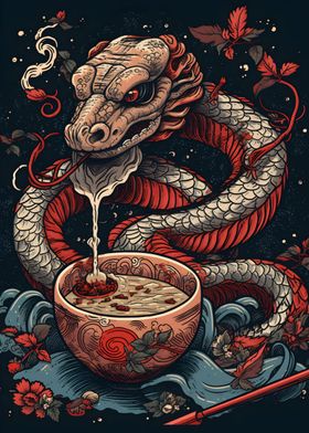 Hot Dragon Ramen Soup