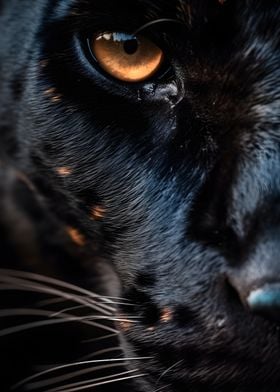 Majestic Black Panther Eye
