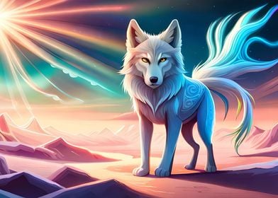 Fantasy wolf