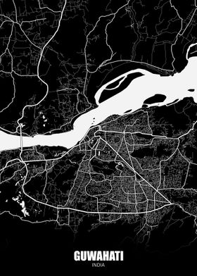 Guwahati India Map