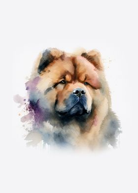 Chow Chow Watercolors