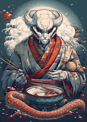 Asian fantasy god dinner