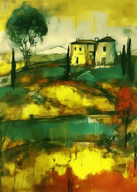 Rustic Italian Landscape