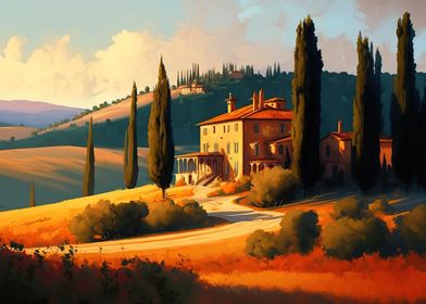 Tuscany Italy Landscape