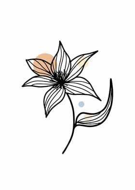 hand drawn flower 5