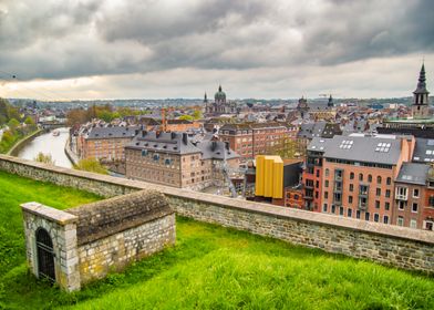 View on Namur from the cit