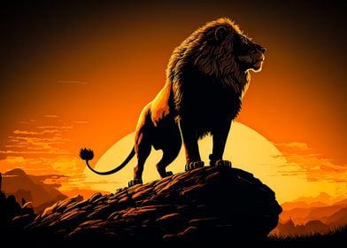 Lion King Of The Jungle