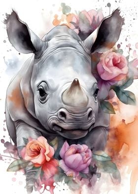 Cute Rhino