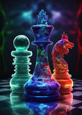 Chess neon