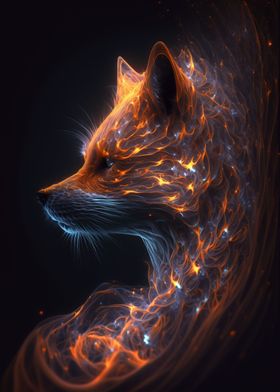 Galaxy Fox Animal